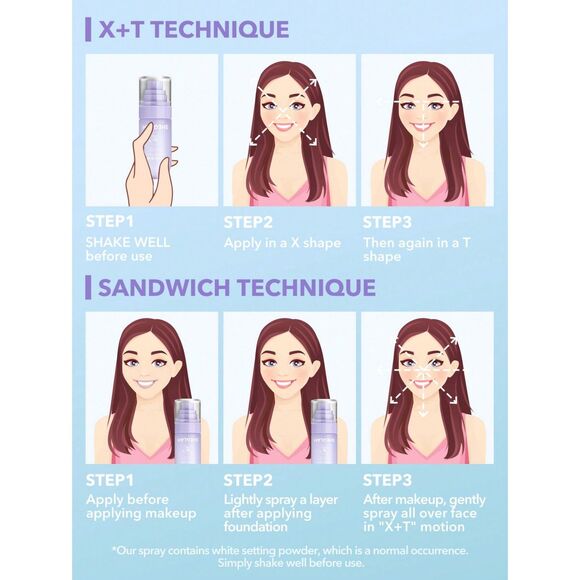 Locked In Make Up Matte Fresh Setting Spray for Combination Skin - Purple - Picture 6 of 6